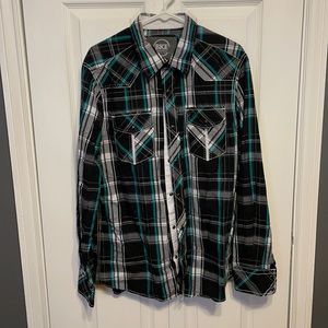 BKE long sleeve collared button up